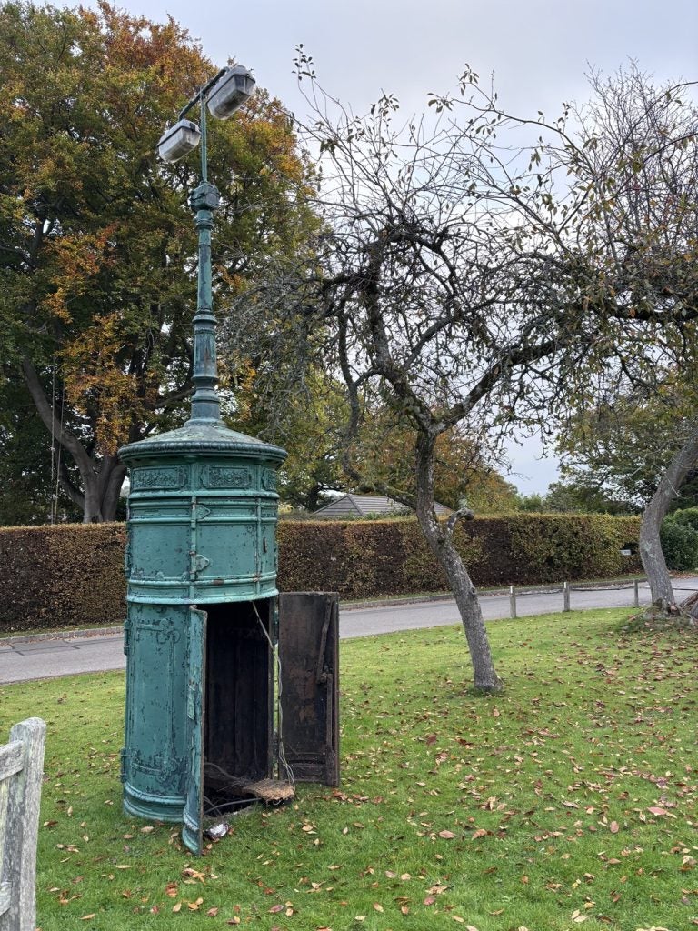 Jolly Green Giant restored 1914 substation